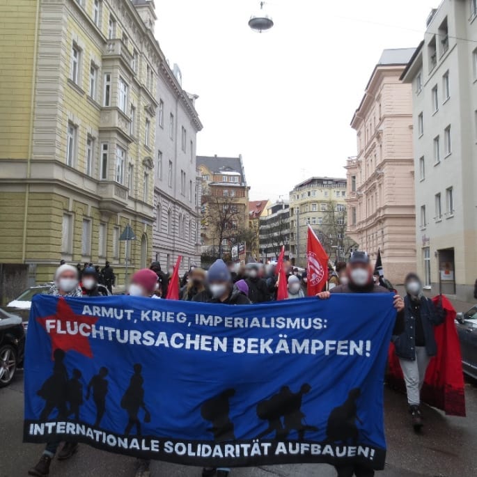 Solidarität mit den Geflüchteten an der polnisch-belarussischen Grenze!