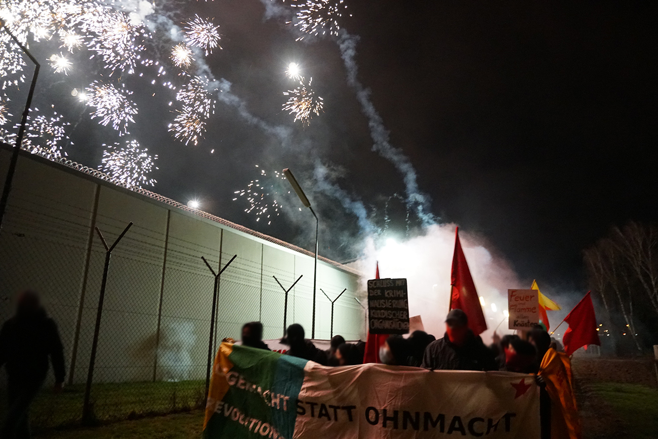 Silvester 2021: Knastspaziergang in Stuttgart Stammheim und Besuch an der JVA Heimsheim