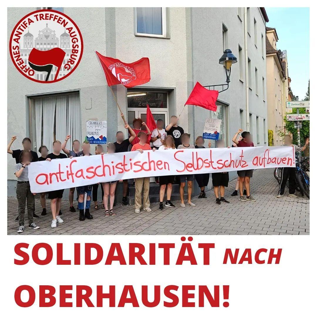 Sprengstoffanschlag auf linkes Zentrum: Solidarität nach Oberhausen!
