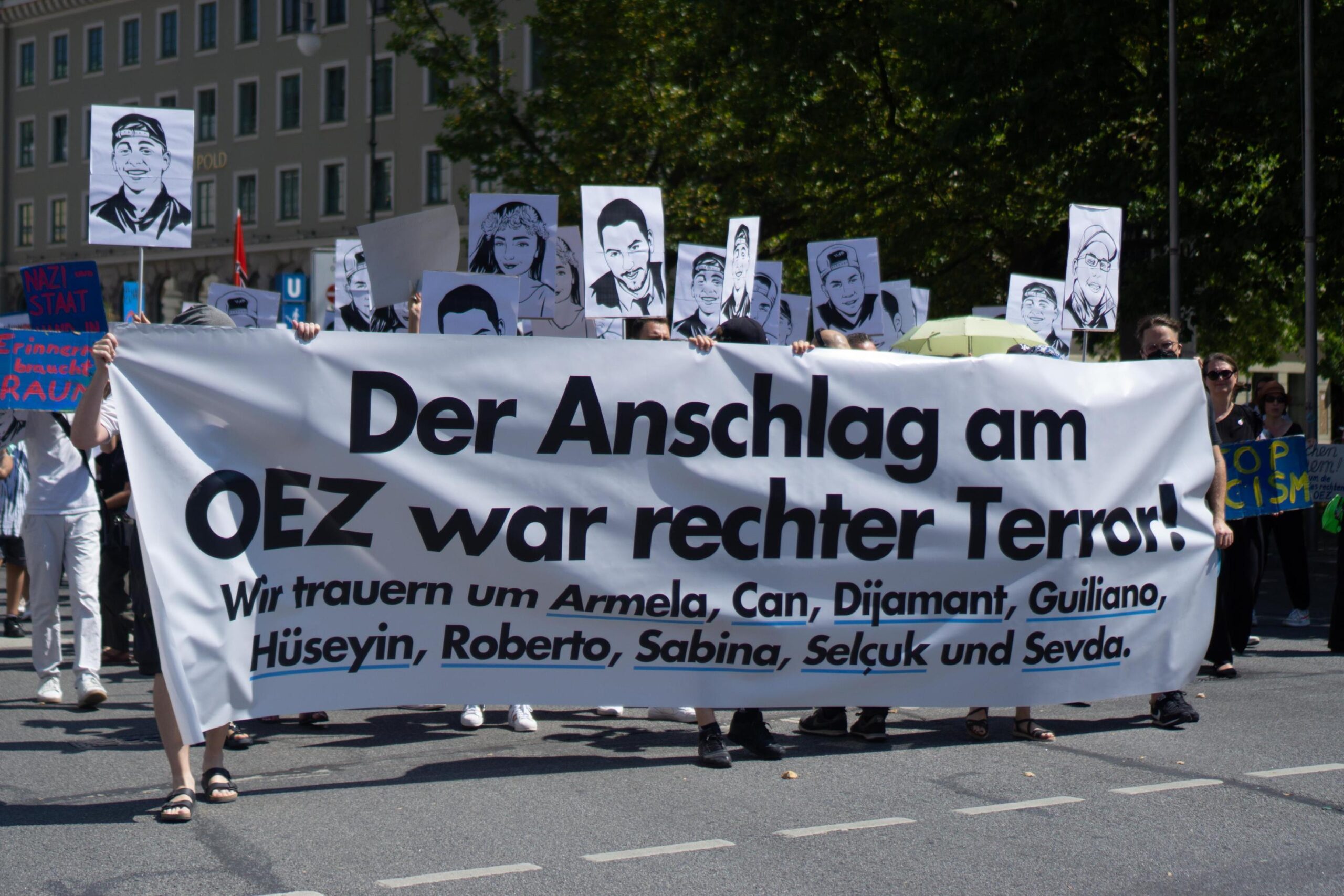 München erinnern – Demo zum Jahrestag des rechten Terrors am OEZ
