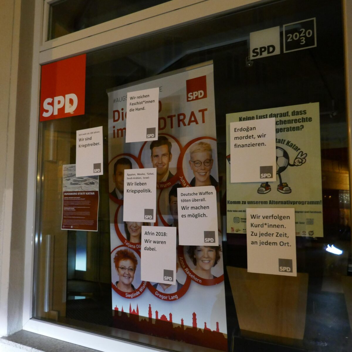 Die SPD, eine menschenverachtende Kriegstreiber-Partei.