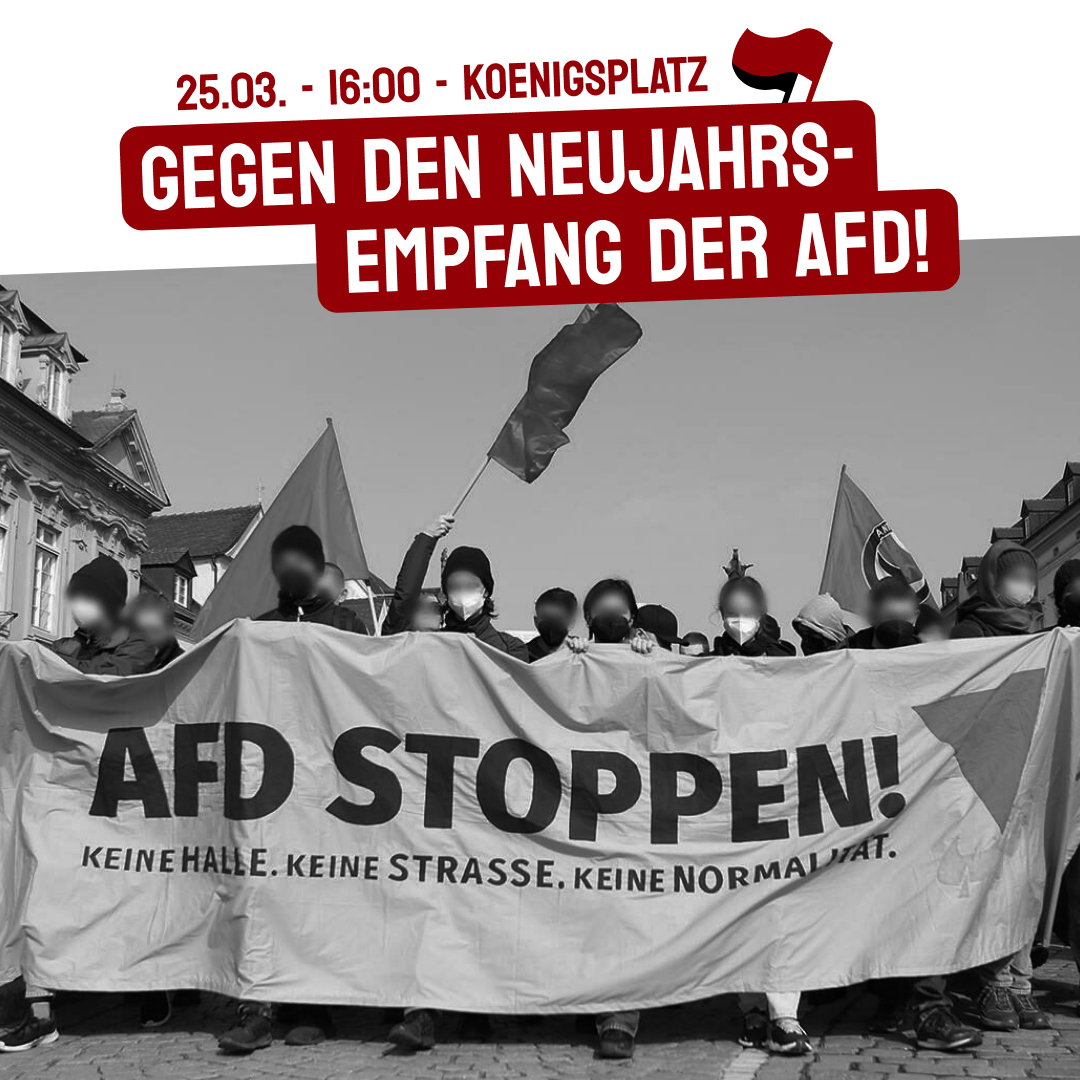 Gegen den Neujahrsempfang der AfD!