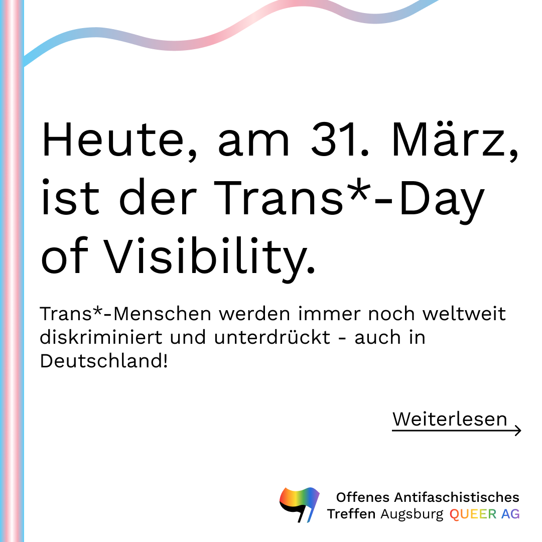 Trans*-Day of Visibility