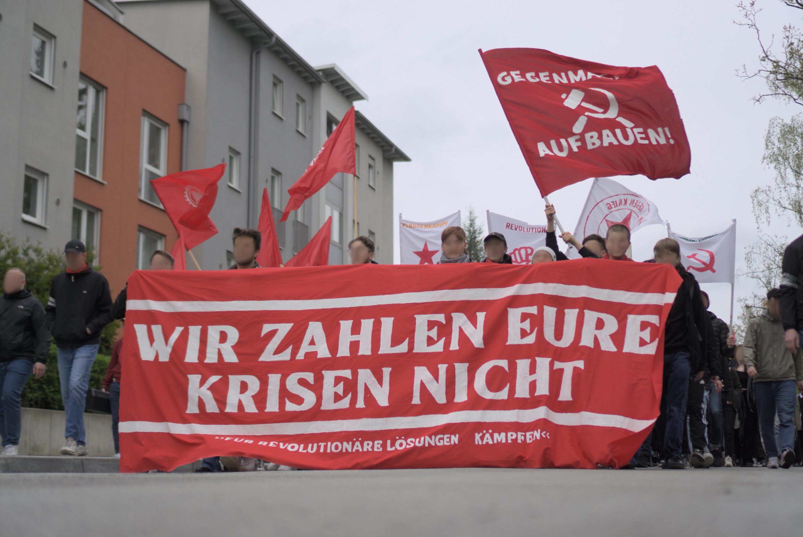 Antifaschistische Beteiligung am 1. Mai 2023 in Augsburg