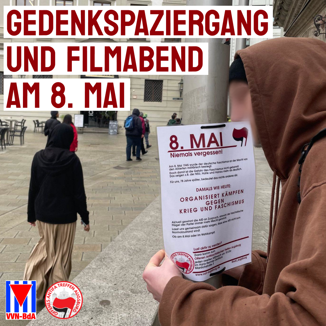 Gedenkspaziergang und Filmabend am 8. Mai 2023