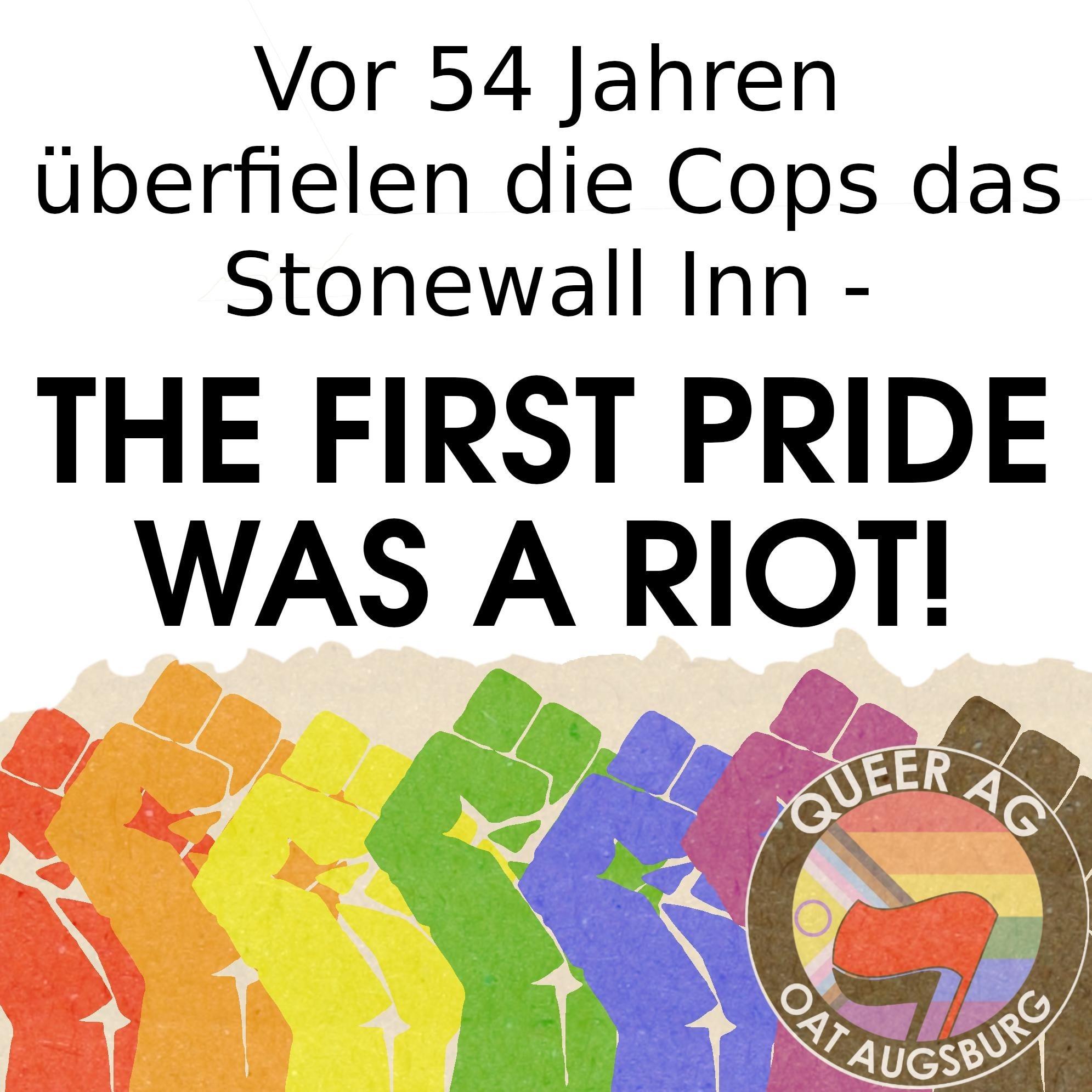 Heute am 28. Juni vor 54 Jahren überfiel die New Yorker Polizei das Stonewall Inn