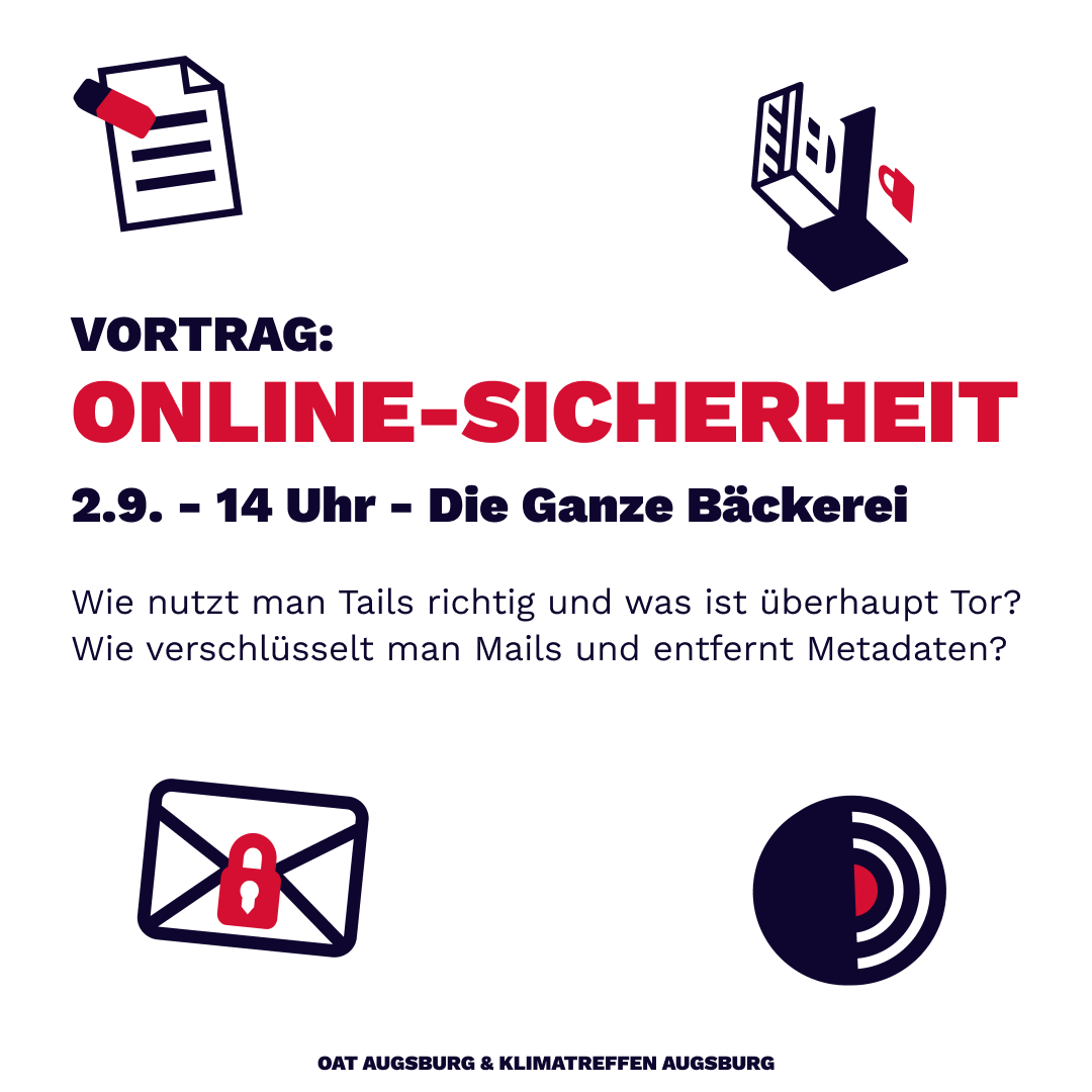 Vortrag: Online-Sicherheit – Tails, Tor und Co.