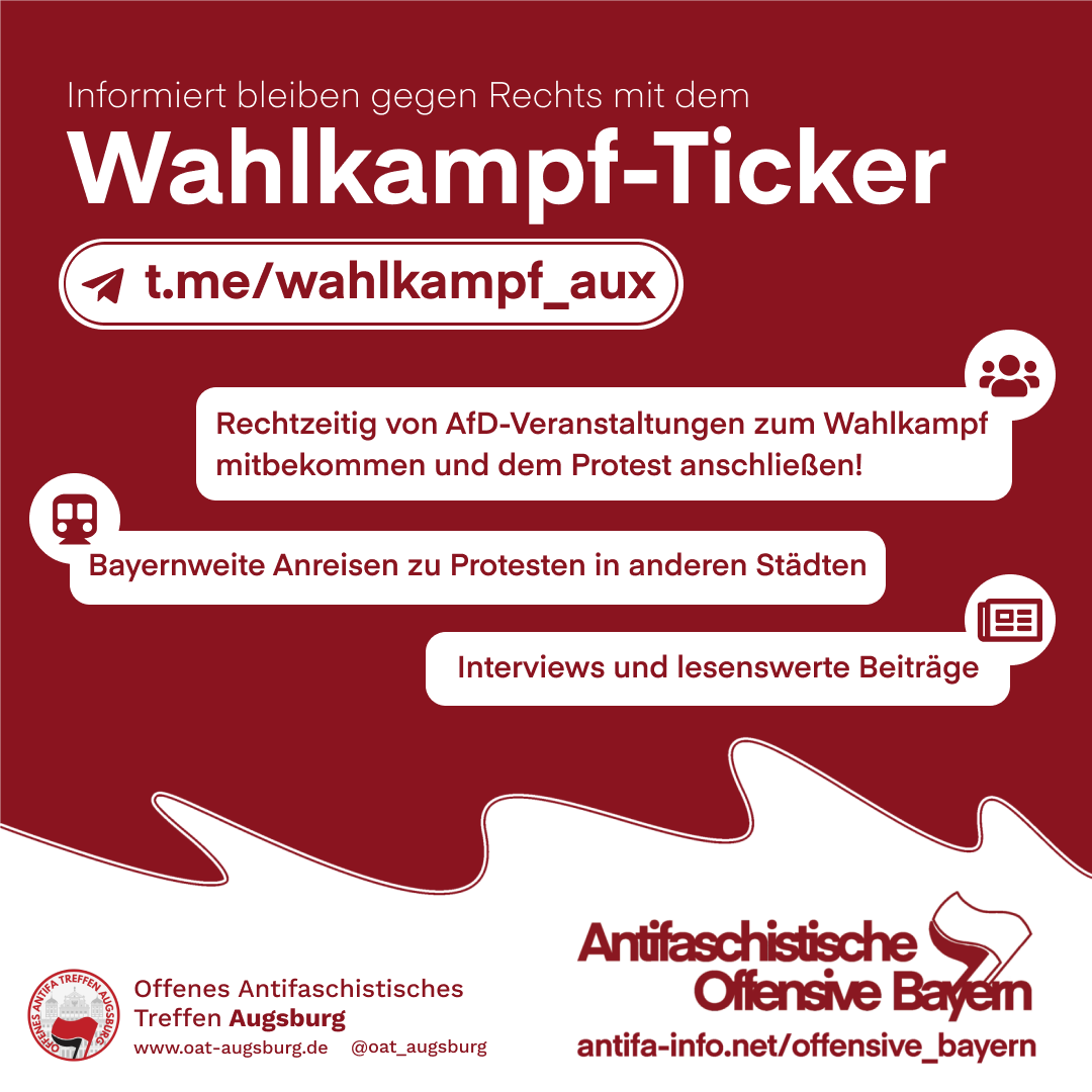 Jetzt beitreten: Wahlkampf-Ticker Augsburg 2023