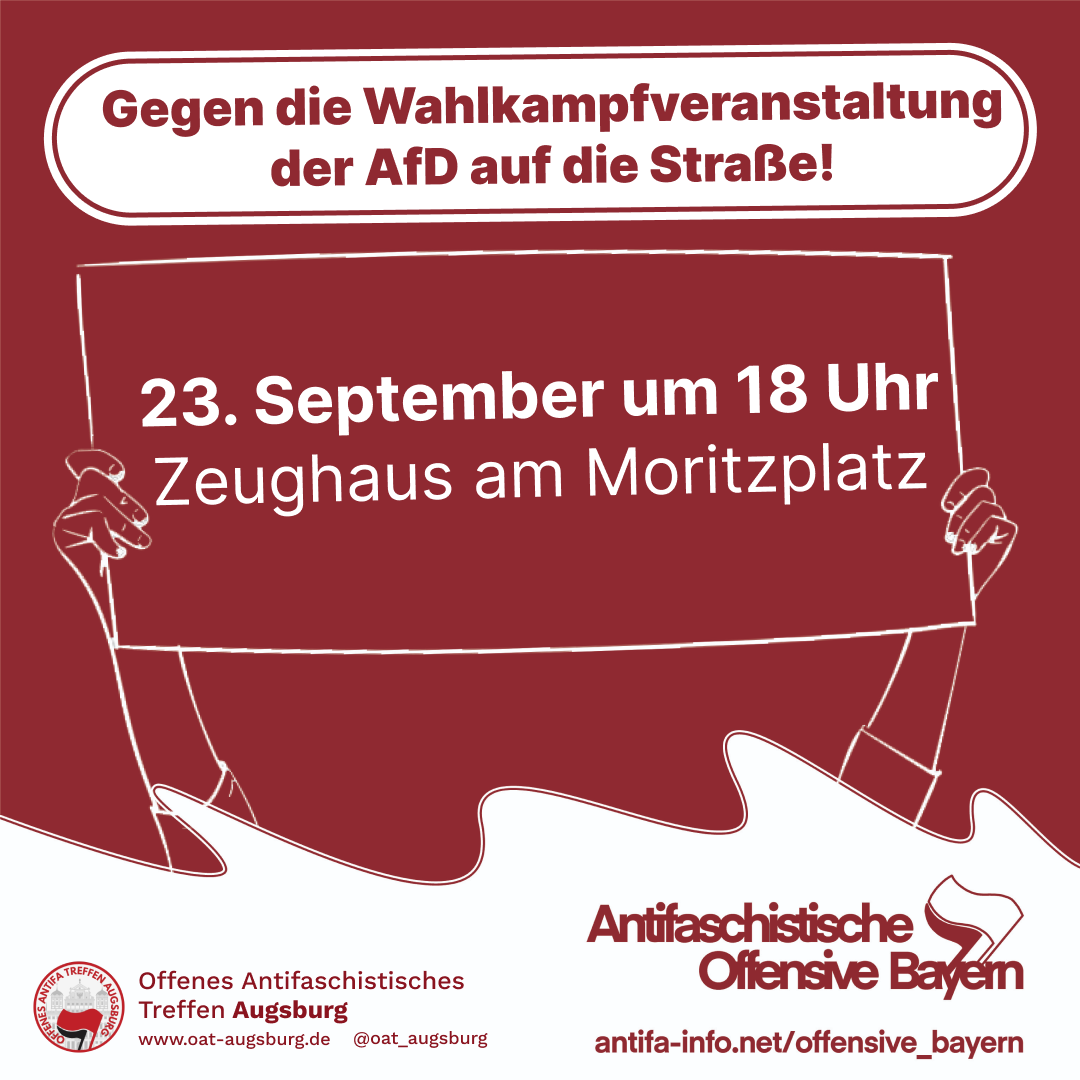 Keine Nazis im Zeughaus! Gegen die AfD-Wahlkampfveranstaltung!