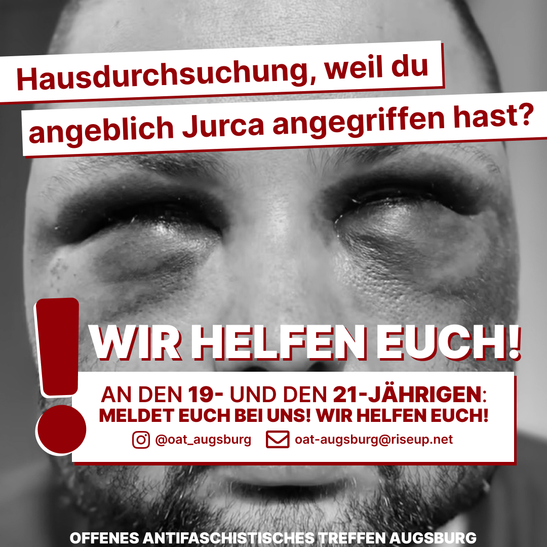 Hausdurchsuchung, weil du angeblich Andreas Jurca angegriffen hast?