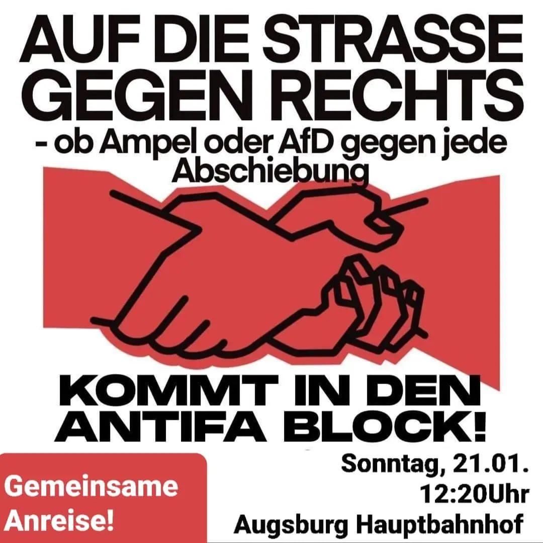 ❗Geänderte Uhrzeit – 11:50 Uhr – Hbf Augsburg❗Am 21.01. gemeinsam nach München!