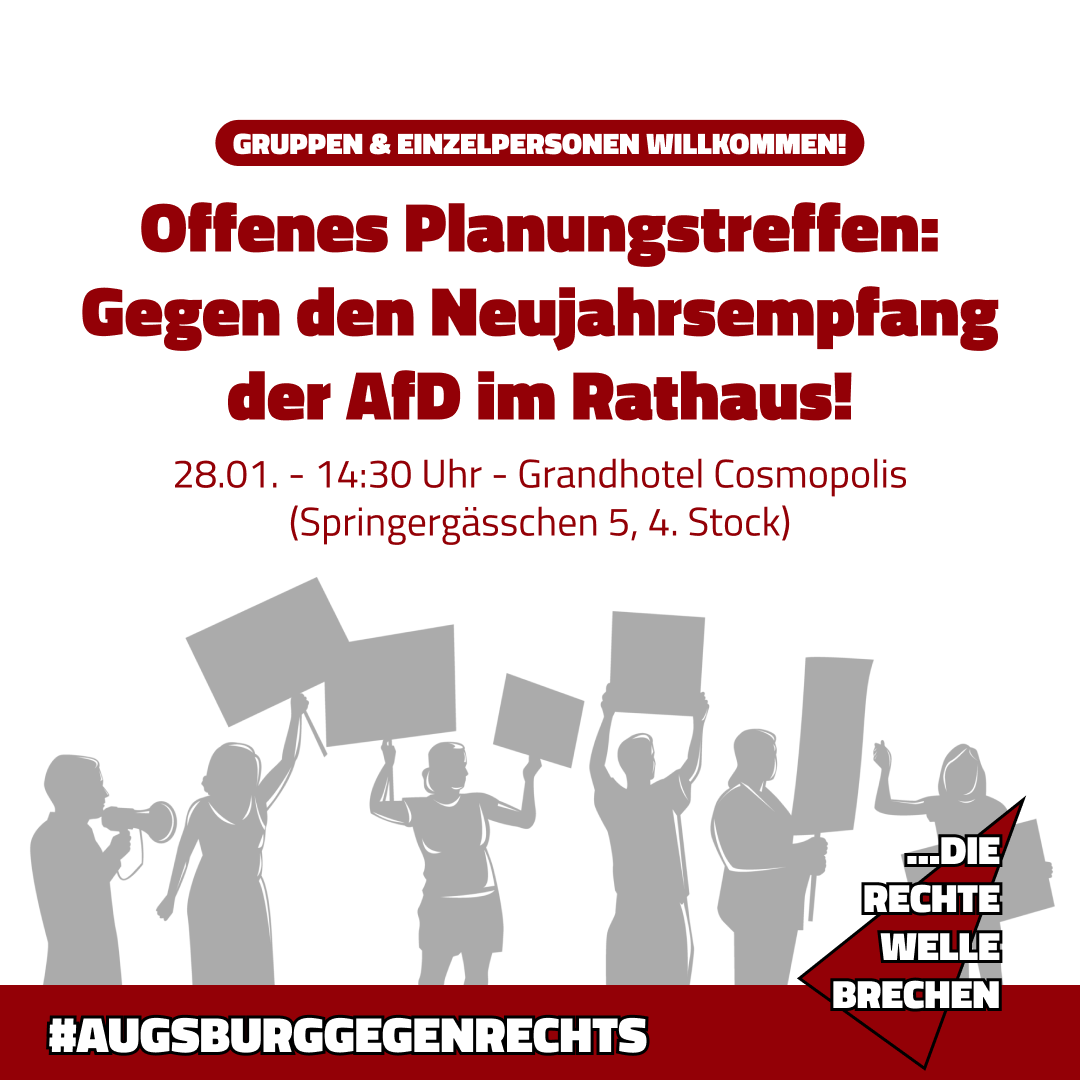 Offenes Planungstreffen gegen den AfD-Neujahrsempfang