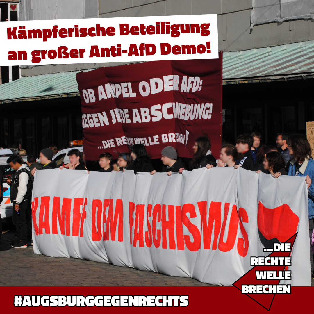 25.000 Menschen gegen AfD auf der Straße! …Die rechte Welle brechen!