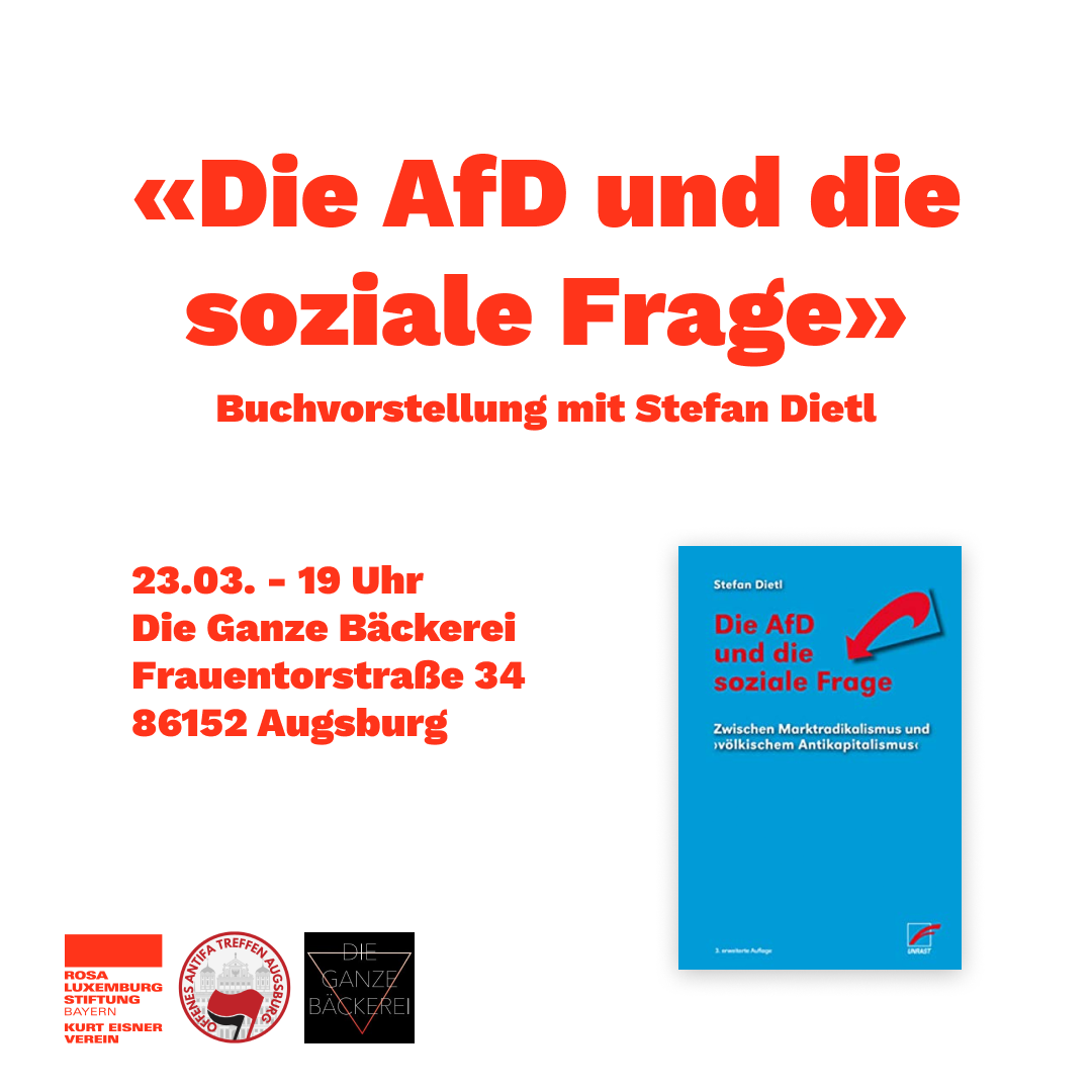 «Die AfD und die soziale Frage» | Buchvorstellung mit Stefan Dietl