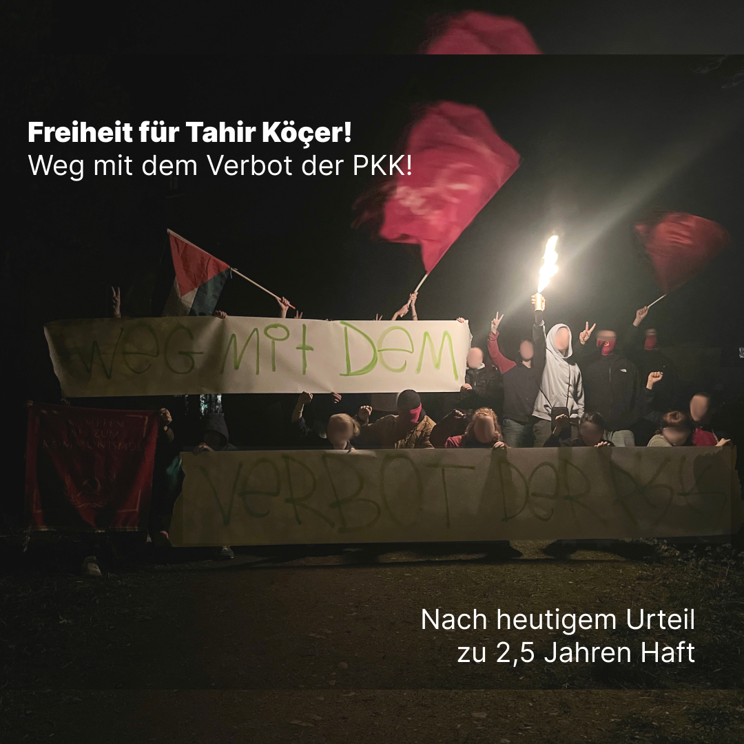 OLG München verurteilt Tahir Köçer wegen Mitgliedschaft in der PKK