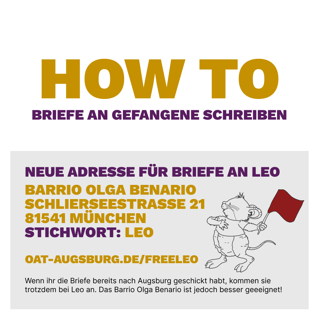 How to: Briefe an Gefangene schreiben